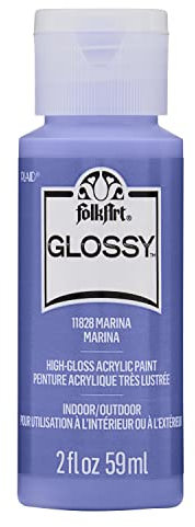 Marina Folkart Glossy Acrylic Paints - 2oz