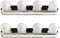 HAC24 2er Set LED Spiegelleuchte mit Saugnäpfe Batteriebetrieben Schminklicht Spiegel Kosmetik Make Up Leuchte Lampe Spiegellampe