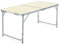 Toboli Campingtisch klappbar 120x60x70cm höhenverstellbar 54/61/70cm Klapptisch Aluminiumrahmen und Tischplatte aus MDF tragbarer Multifunktionstisch Buffettisch Camping Tisch Garten