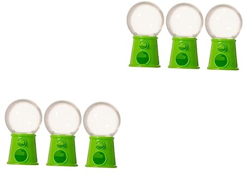 TOKIDNY 6pezzi Mini Candy Dispenser Per Ragazzo Ragazza Macchina Per Gumball Plastica Gioco Creativo Per Feste e Compleanni Risparmia Monete e Divertiti Con Dolciumi