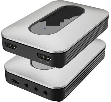 Tarjeta de Captura de vídeo Compatible con HMI 4K, Bucle de Salida for transmisión en de Jugadores, Grabber Extreme 4K @ 60Hz & Play para computadora portátil, TV, proyector