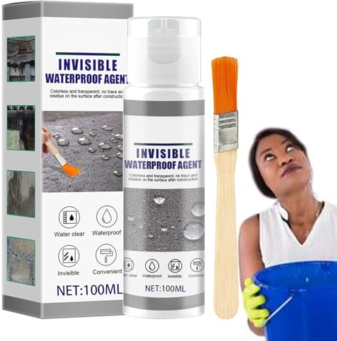 Sigillante impermeabile - Spray invisibile a prova di perdite, sigillante per stuccatura a lunga durata | Rivestimento multiuso per barriera d'acqua, protezione per guarnizioni per tetti, prodotto di