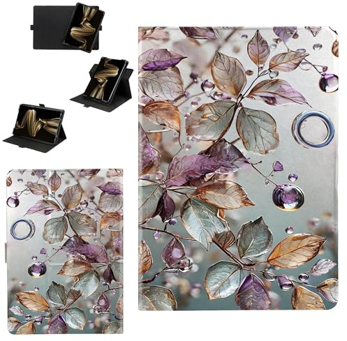 Custodia Compatibile per Amazon Fire HD 8 2024 8.0-pollici Tablet Cover Custodia Case [Funzione di rotazione a 360 gradi][Protezione rinforzata dei bordi contro le cadute] SJSY