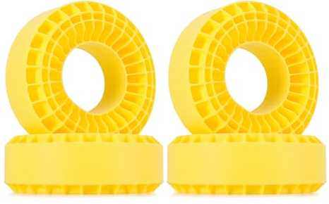 INJORA silikongummiskum för 1,9 118-122mm (4,75 yttre diameter) däck, gult