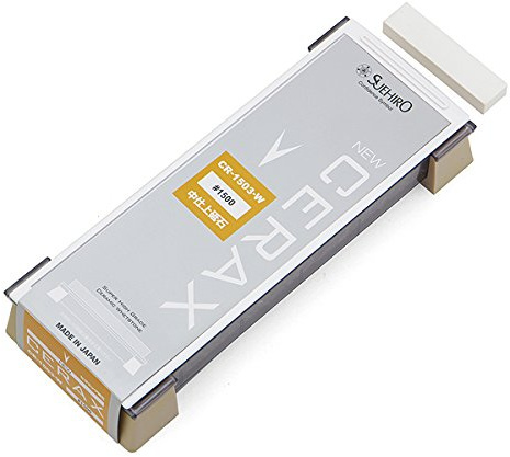 Suehiro Schleifstein New Cerax cr-1503-y: Home Größe Schleifstein # 1500, Einweichen Stein: 18,3 x 6,3 x 2 cm