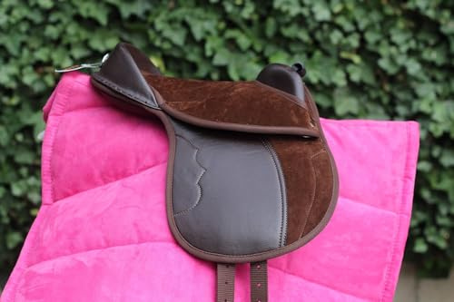 Equipride Cub Saddle for Pony Shetland Free Girth & Stirrups (Brown, 12)