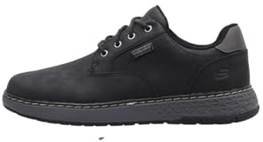 Skechers Men's Garlan Pryor Sneaker, Black Synthetic, 9 UK