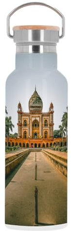 Borraccia in acciaio inox termica termica – Tomba di Saadarjung A Delhi India Monument – 500 ml (17 oz)