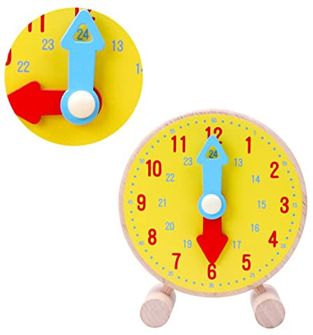 KONTONTY Lernuhr Für Pädagogisches Zur Uhrzeit Erkennung Zeit Lernen Für Kleinkinder Und Babys