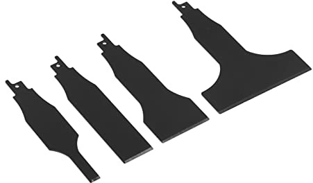 Ensemble de Grattoir à Scie à Gratte Multitifonctionnel, 4pcs Blades en Acier à Haut Carbone, Lame de Grattoir à Scie Alternative, pour Usage Domestique