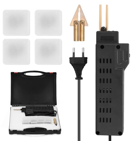 Plástico Soldadura Máquina Grapadora caliente de 50 W, soldadora plástico, soldador parachoques, herramientas garaje, reparación coche