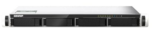 QNAP TS-435XeU-4G Rackmount-NAS 4 Bay Unterstüzt 2,5GbE/10GbE und M.2 NVMe SSD-Caching, Bundle mit 4x4TB WD Red Plus HDs