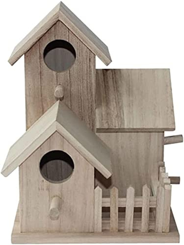 GOOBIX Bird Cage Bird Cage Breeding Box Black Phoenix Tiger Skin Peony Parrot Bird House Outdoor Bird's Nest Bird Cage Retro Bird's Nest Parakeet Cage,C