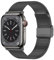 YDxingY Bracelet de montre Compatible avec Apple Watch 42mm/44mm/45mm/49mm,Bracelet maille milanaise Bracelet en Acier Inoxydable,pour IWatch SE Series 9 8 7 6 5 4 3 2 1,Noir