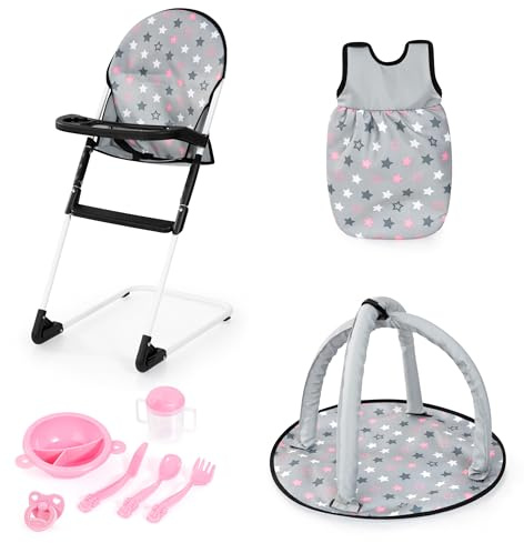 Bayer Design Trona para muñecas, Jugar Bow, Saco de Dormir para muñecos