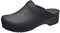 Sanita | Karl offener Clog, geöltes Leder | Original handgemacht | Flexible Leder-Clogs für Männer |Schwarz | EU 41