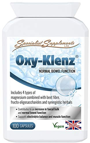 Specialist Supplements Oxy-Klenz Healthy Bowel Function 100 Capsules