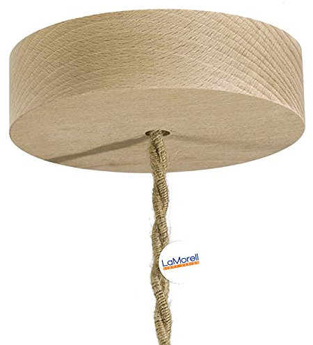 Rosace ronde en bois de frêne