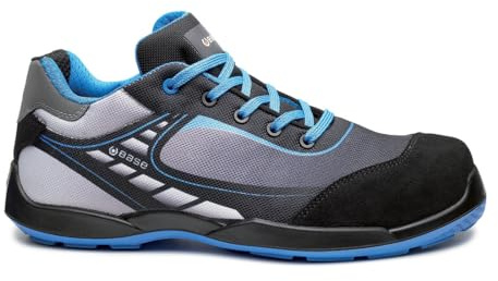 BASE Protection Bowling/Tennis Zapato Resistente Al Agua Acolchado Ligero | 44, S3 EN ISO 20345, Absorción de Golpes, Antiestático, Transpirable, ESD, Protección Contra Descargas, Construcción