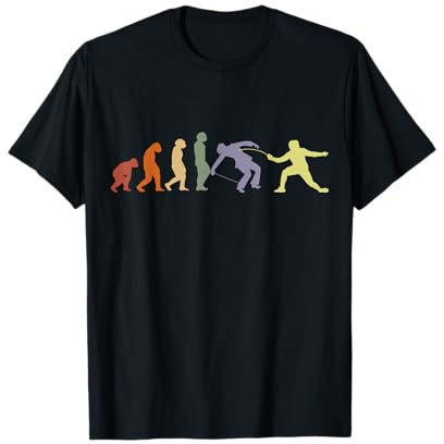 Scherma Gioco scherma Evoluzione sportiva Fencing scherma Maglietta