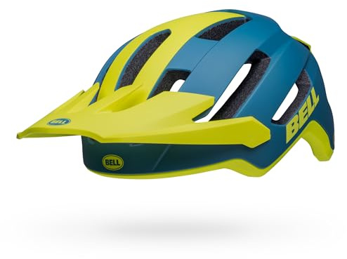 BELL 4Forty Air MIPS Adult Mountain Bike Helmet - Matte Blue/Hi-Viz (2024), Medium (55-59 cm)