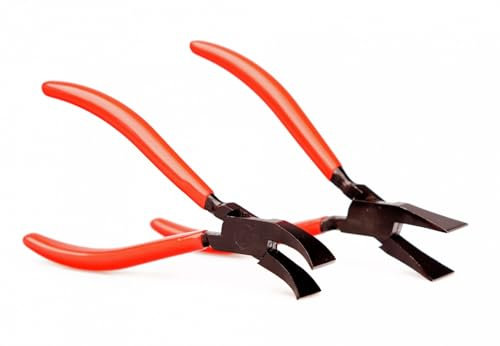 DAKL Set Mini Falzzange leicht gerade + 45°, eingelegt, PVC, 22/180 mm