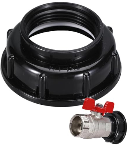 Adaptateur de réservoir fourre-tout | Connecteur de vidange de jardin | Connecteur de réservoir d'eau pour tonneau de pluie extérieur, adaptateur de tuyau d'arrosage gallon accessoires de seau de