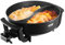 VEVOR Appareil à Fondue Chinoise Shabu Shabu 5 L, Marmite Électrique 1360 W, avec Séparateur Double Saveur et Couvercle en Verre, Casserole Antiadhésive, Contrôle de la Température, Dîner en Famille