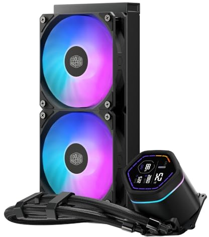Cooler Master ML Core Nex Digital 240 Svart ARGB Enkel Vattenkylning CPU-kylare Svart MLX-D24M-A18PA-RD FN2697