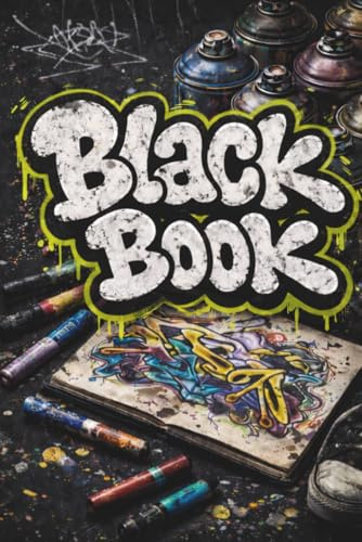 mein Black Book: Skizzenbuch mit Übungsseiten für Tags, Pieces und Wildstyle – Das perfekte Training für Graffiti-Artists