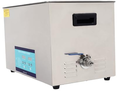 Professionell ultraljudsrengöringsmedel, 30 L kommersiell ultraljudsrengöring med rengöringskorg, 3 rengöringslägen, 600 W 40 kHz, 0-30 minuters timer, 0-80 °C värmare