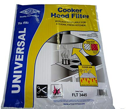 Universal Cooker Hood Grease Paper Filter Kit with Saturation Indicator