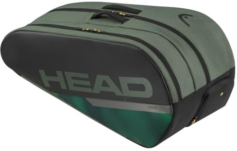 HEAD Unisex-Adult Tour Racket Bag L Tennistasche, Thyme/Banana, L
