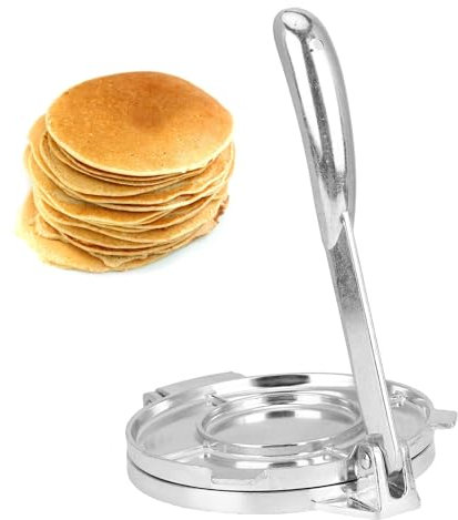 Tortilla Press, Cookie Press Tortilla Maker Corn Tortillas Pastry Press Aluminum Alloy Foldable Dough Pastry Press Tool Dough Press for Home