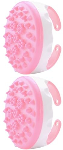 POPETPOP Massageborst 2 St badmassageborste kroppsmassager kroppsmassageborste borsta handhållen massageborste för kvinnor lymfa massageapparat Meridian borste Fröken rosa Massage Oil
