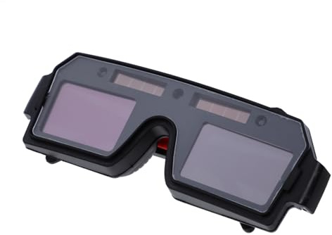 MAGICLULU Occhiali da Saldatura Auto Oscuranti con Batteria Sostituibile Protezione Comfortevole per Saldatori Professionisti e da Te Realizzati Materiale Ppt Sicurezza per Saldatura e