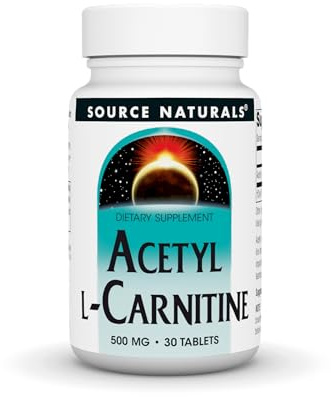 Source Naturals Acetyl L-Carnitine, 500mg, 30 Tablets