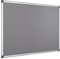 Bi-Office Filztafel Maya, Mit Aluminiumrahmen, Graue Filzoberfläche, Zum Gebrauch Mit Pinnnadeln, Pinnwand, FA0542170, Grau, 120x90 cm