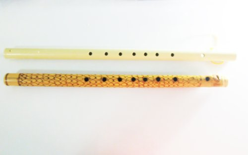2 Pcs. Thai Flute (Khlui phiang aw) - Thai Instrument Made from Plastic & Wooden