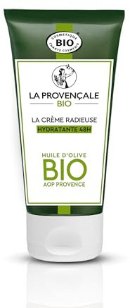 La Provençale – La Crème Radieuse Hydratante – Soin Visage Certifié Bio – Huile d’Olive Bio AOC Provence – Pour Tous Types de Peaux, Même Sensibles – 50 ml