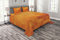 ABAKUHAUS Burnt orange Tagesdecke Set, Formen und Muster, Set mit Kissenbezügen Waschbar, für Doppelbetten 264 x 220 cm, Orange