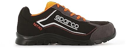 Sparco - Nitro Didier ESD S3L SR FO - Scarpe Antinfortunistiche Unisex Running - Calzature da Lavoro Idrorepellenti - Puntale Composito - Suola Antiscivolo - Traspiranti - EU 41