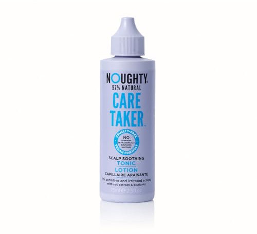 Noughty Care Taker Scalp Soothing Tonic, for Sensitive and Irritated Scalps, Fragrance Free, Gentle on Skin & Hair, Leave In Treatment 97% Natural Sulphate Free Vegan Skin & Haircare (75ml Spray)