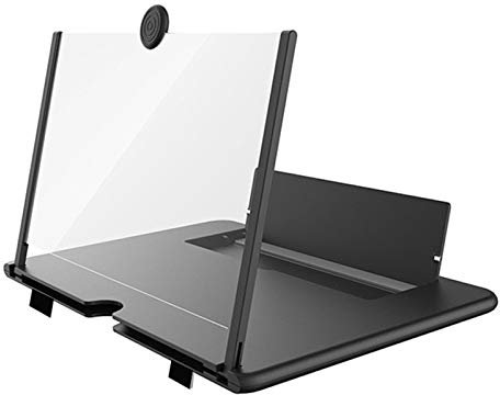 SDFR Loupe de 40,6 cm pour écran de téléphone portable, support de loupe pour regarder des vidéos sur tous les smartphones 16 Inch