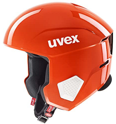 uvex invictus - Skihelm für Damen und Herren - optimierte Belüftung - Notfall-Wangenpolster - fierce red - 58-59 cm