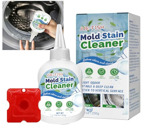Mould Remover Gel,Large Capacity Mould Cleaner,Household Mildew Removal, mould and mildew remover for Washing Machine,Toilet,Sink,Tile Grout Stains,Kitchen (200g）
