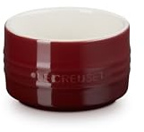 Le Creuset Stoneware Ramekin with straight wall, Stackable, 200 ml, Garnet, 70403209490099