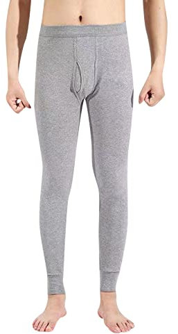 Thermounterwäsche Herren 7XL Lange Thermounterhose Herren Lange Unterziehhose Herren Fußball Thermohose Kinder Fussball Thermounterhose Herren mit Eingriff Winter Fahrradbekleidung Thermounterwäsche