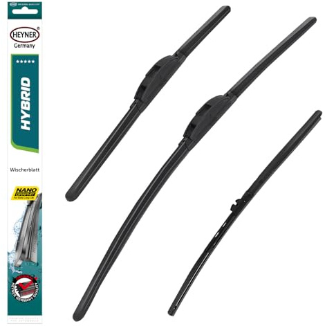 HEYNER® Scheibenwischer mit Heckwischer komp. mit VW TIGUAN (02.2016-12.2024) HYBRID Flachbalkenwischer