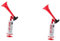 BESPORTBLE 2 Sätze Manuelle Hupe Signalpistole Lautsprecher Fußballhorn Fußball Horn Luftdruck Horn Lufthupe Für Auto Handkanister Mit Lufthupe Bootshupe Handlufthorn Plastik Rot 2 Stück * 2
